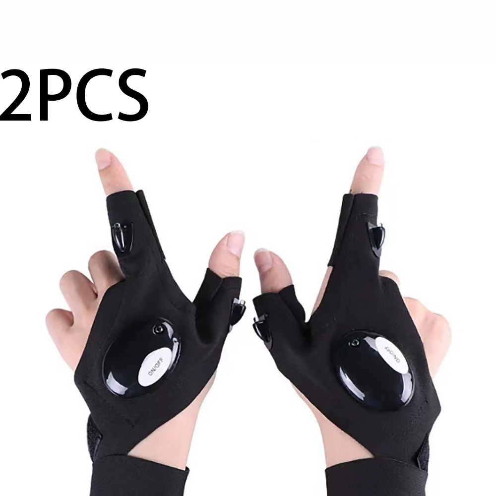 Fishing Gloves - LED-Handschuhe für Herren – Leuchtende Angelhandschuhe