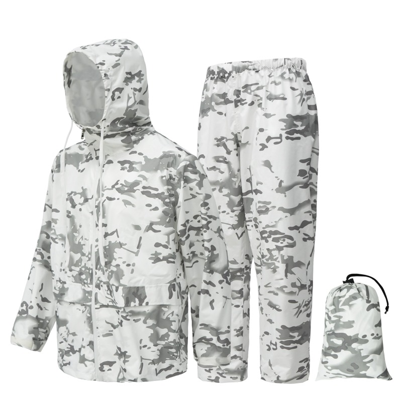 Fishing Rain Suit - Outdoor-Jagd Regensturmsicherer Regenanzug Camping Radfahren Angeln
