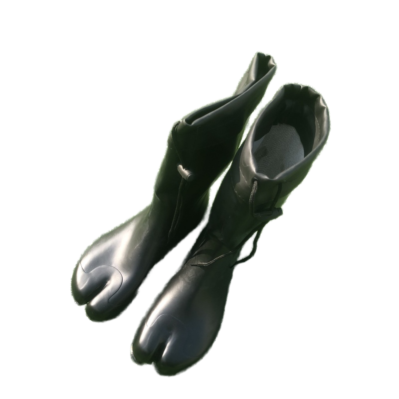 Fishing Waders - Unisex PVC Wasserdichte Knielange Weichgummistiefel mit