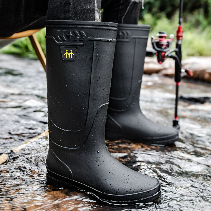 Fishing Waders - Herren-Regenstiefel, Arbeitsstiefel, wasserdichte Stiefel zum Hineinschlüpfen
