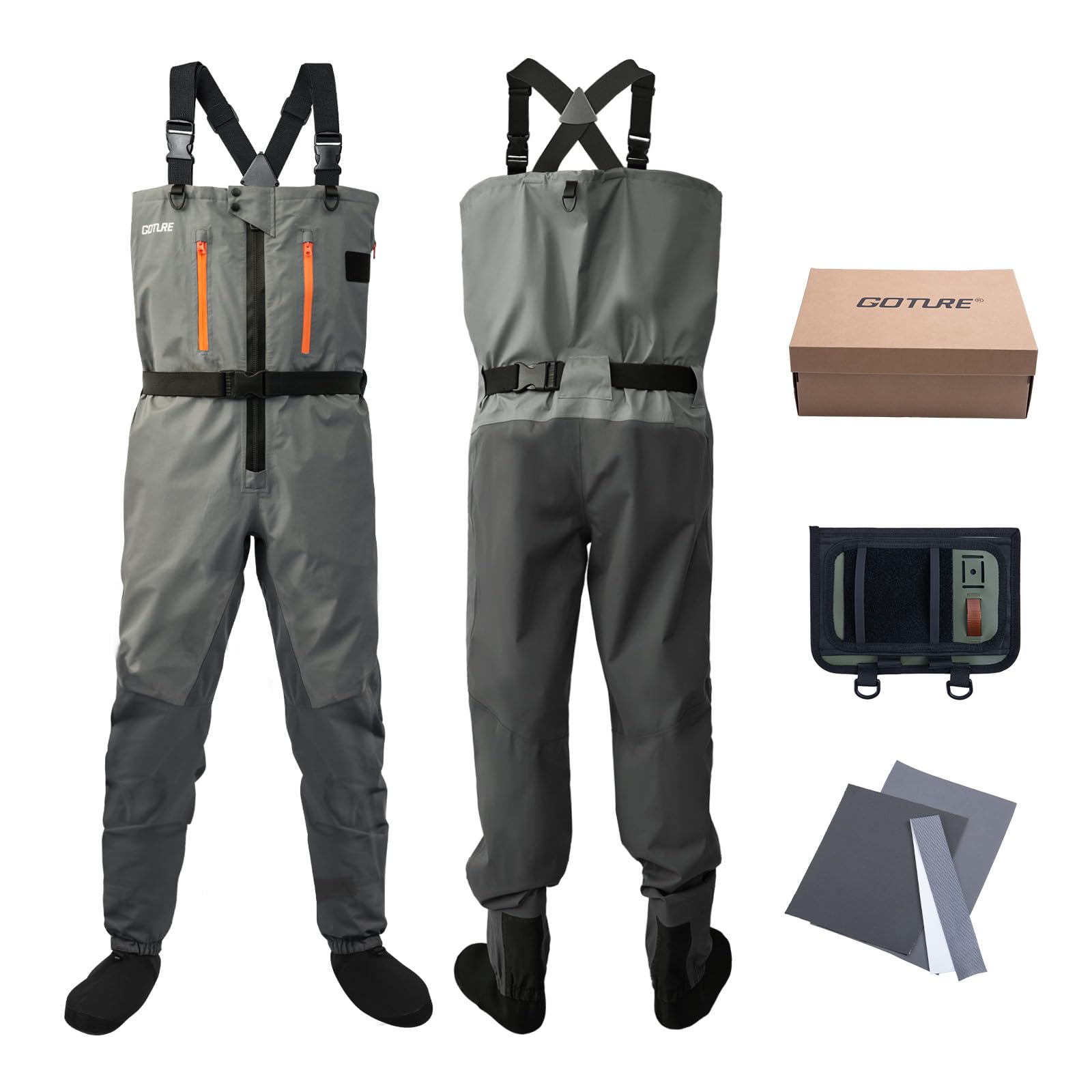 Goture 5-lagige wasserdichte A – Fishing Waders Bewertung und Preis