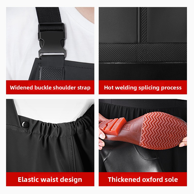 PVC-Brustwathose mit Stiefeln, – Fishing Waders Bewertung und Preis