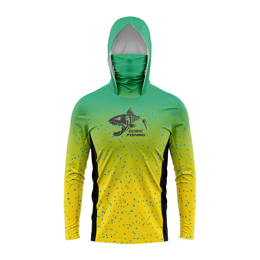 Grüngelb Farbverlauf Skelettfi – Fishing Hoodie Bewertung und Preis