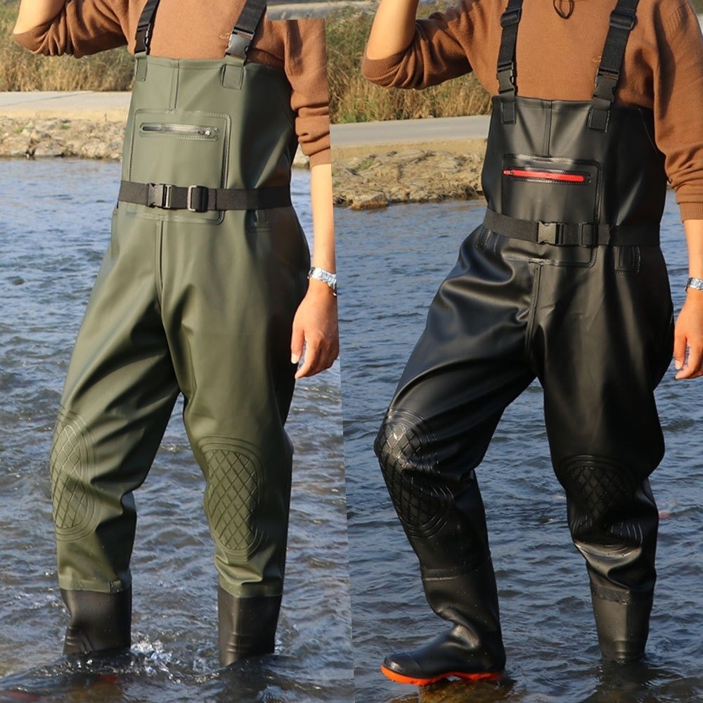 Nützlicher PVC-Angelanzug mit  – Fishing Waders Bewertung und Preis