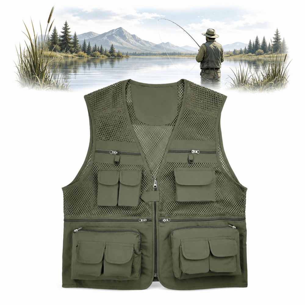 Langlebige Angelweste mit 16 T – Fishing Vest Bewertung und Preis